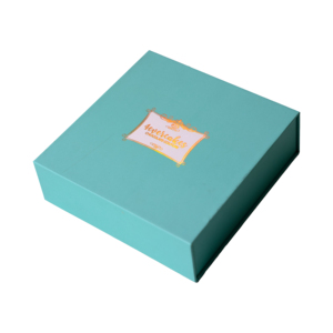 Sang Trọng Màu Xanh Ngọc Lam Từ Cứng Nhắc Hộp Quà Tặng Với Biểu Tượng Tùy Chỉnh <span class=keywords><strong>In</strong></span> Ấn Thanh Lịch Gấp Giấy Bao Bì Hộp Đồ Trang Sức Mỹ Phẩm - Product Image 1