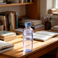 Bouteille d'eau Longstar PC 260 ml sans BPA avec infuseur à thé, anti-fuite, écologique, pour boire directement, utilisation en salle de sport, en extérieur, en voyage, cadeau