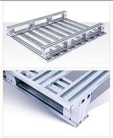 Palettes en acier industrielles personnalisées de haute qualité et robustes, à 2/4 entrées, en métal galvanisé, pour rayonnages d'entrepôt, anti-gel