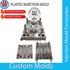 Moule d'injection plastique multi-cavités à canaux chauds sur mesure <span class=keywords><strong>en</strong></span> acier durable P20/H13 pour pièces automobiles - Product Image 1