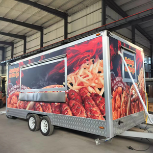 Cao cấp thực phẩm di động giỏ hàng với hệ thống nước thép không gỉ thức ăn nhanh xe tải New STOCK-Fried Gà nhà bếp di động - Product Image 1