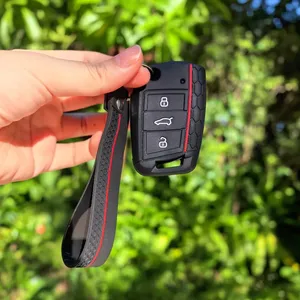 <span class=keywords><strong>Porte</strong></span>-clés pour VW golf 7 <span class=keywords><strong>GTI</strong></span> POLO T-Cross T-Roc touran Tiguan Skoda Octavia Rapid kodiaq Fabia Seat Ibiza leon Ateca Arona - Product Image 1