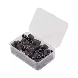 Black Sanding Bands for Nail <b>Drill</b> <b>Bits</b> Grit C M F Manicure Pedicure Gel Removal Electric File Accessories - Product Image 3