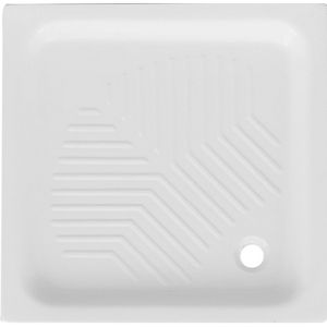 Receveur de douche carré moderne en céramique 90x90x12cm, étanche, en résine acrylique et fibre de verre, pour salle de bain, style européen - Product Image 1