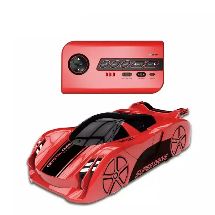 2.4G Pocket Mini Afstandsbediening Stunt Programmering Geluid Rc Cars Plafond Klimmen Muur Klim Auto Speelgoed