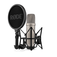Microphone à condensateur cardioïde à large diaphragme Rode NT1 5e génération avec suppression du bruit, filaire XLR pour utilisation en studio