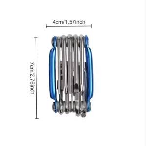 Outil multifonction 11 en 1 pour vélo, coupe-chaîne, clé à molette, tournevis, réparation multi-outils pour VTT, vélo de montagne, vélo de route - Product Image 5