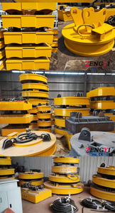 Electroimán Circular Magnético Permanente y Eléctrico de 1000 kg a 10 Toneladas para Levantar Chatarra/Placas de Acero en Grúas - ¡Oferta! - Product Image 5