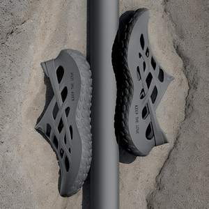 Zuecos de EVA para Hombre, Cobertura Total, Transpirables, con Patrón de Orificios, Suela Antideslizante, para Jardín, Taller, Granja, Tallas 39-47 EU, Protección para los Pies - Product Image 3