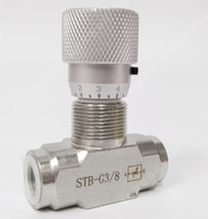 Válvula de Control de Flujo Bidireccional Hidráulica Haohong G1/2, Presión de 35Mpa, Caudal de 50L/min, 1 Año de Garantía, 2kg, CN;JIA, Dimensiones 24x11x6