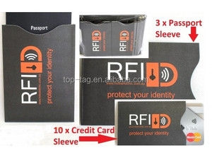 غلاف حماية من السرقة لجواز السفر وبطاقات الائتمان بتقنية RFID، حامل بطاقات NFC للحماية من التسرب المعلوماتي - Product Image 4