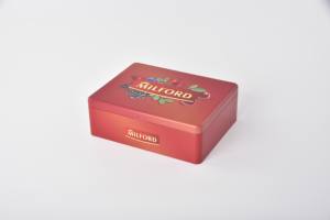 Customizable Divided Recycled Metal Gift Box Candy <b>Chocolate</b> <b>Tin</b> with Recycled Metal Divider ELECTROLYTIC TINPLATE RE 203X157X85 - Product Image 3