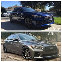 Nouvelles jantes JDM de couleur chromée/noir brossé de 19 pouces 5x114.3 forgées pour Nissan 350Z 370Z Infiniti Q50 Q60 G35 G37 V1