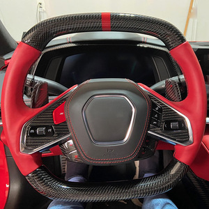 Volant en fibre de carbone pour Chevrolet <span class=keywords><strong>Corvette</strong></span> C8 Stingray, vente directe d'usine, fabriqué en Chine - Product Image 3