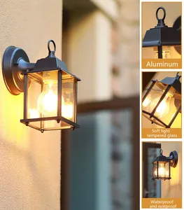 Luminária de Parede LED Retro Estilo Europeu para Villa, Iluminação Externa à Prova d'Água, Luz Decorativa para Pátio, Corredor e Varanda - Product Image 5