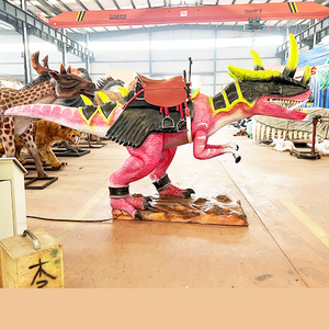 ไดโน่ไรเดอร์ผลิตไฟฟ้าสำหรับผู้ใหญ่ animatronic <span class=keywords><strong>Dragon</strong></span> ขี่ไดโนเสาร์กลสำหรับสวนสนุก - Product Image 2