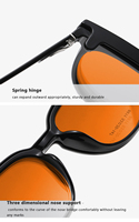 2025 más nuevo Retro fábrica conducción al por mayor marcos ópticos diseño moda Clip gafas Anti luz azul bloqueo gafas