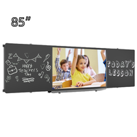 Vente en gros d'écrans LED LCD 4K de 85 pouces, écran tactile tout-en-un, tableau noir intelligent 4K pour l'apprentissage des étudiants