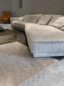 Ensemble de canapés modulables minimalistes italiens Budapest Irregular Straight Row Motum Mclaren Matte Fabric Compression Technology-Budapest - Product Image 4