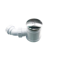 Ensemble de drain de douche pour salle de bain avec corps en PP, sortie de 50 mm, débit de 30 L/min, taille personnalisée