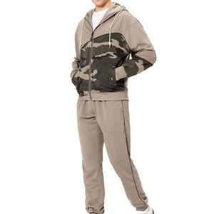 Survêtements décontractés pour hommes, survêtement personnalisé avec logo imprimé ou brodé, vente en gros, ensemble de survêtement ample en coton - Product Image 3
