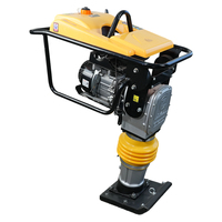 Vibrotech Nouvelle machine compacteuse vibrante industrielle de 35 cm de profondeur de compactage, moteur 5,5-6,5 CV, pilon vibratoire personnalisé pour le sol
