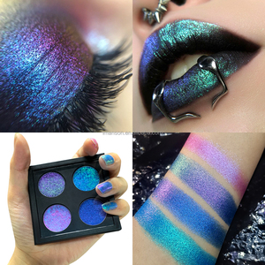 <span class=keywords><strong>Pastel</strong></span> Glitter Duochrome <span class=keywords><strong>Fard</strong></span> À Paupières Nouveau 4 Couleurs Vegan Glitter Shimmer Ombre À Paupières Multichrome <span class=keywords><strong>Fard</strong></span> À Paupières - Product Image 6
