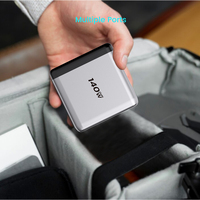 Chargeur Tommox 140w Gan Type C 100w Chargeur pour ordinateur portable Type C Adaptateur secteur universel de voyage pour mac Book iphone 17 40w Chargeur rapide