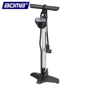 BOMO Bomba de Aire para Bicicleta de Alta Presión 160 PSI con Válvula de Alivio de Botón y Mango Ergonómico para Bicicletas de Montaña y Carretera - Product Image 1