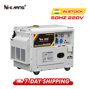 Higuadagna 5kw generatore silenzioso per uso domestico generatore diesel raffreddato ad aria prezzo - Product Image 2