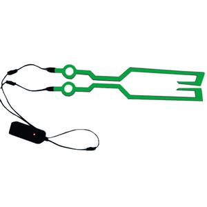 Kit de conduite nocturne pour casque de <span class=keywords><strong>moto</strong></span>, bande lumineuse LED étanche à lumière froide, 4 lumières d'avertissement orange clignotantes, <span class=keywords><strong>autocollant</strong></span> EL avant pour vélo - Product Image 3