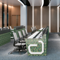 Station de travail professionnelle de haute qualité, mobilier de bureau, console de centre de contrôle
