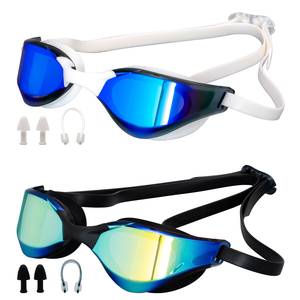 <span class=keywords><strong>Occhialini</strong></span> da <span class=keywords><strong>Nuoto</strong></span> YL100 Elite <span class=keywords><strong>con</strong></span> 3 Opzioni per il Ponte Nasale, Design Aerodinamico, Antiappannamento, Cinturino Antiscivolo per Atleti - Product Image 6