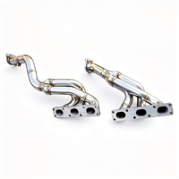 Collecteur d'échappement en acier inoxydable personnalisé LK, tuyaux d'échappement, tuyau en X, haut débit, son profond pour BMW E46 N42 M54 1996-2005