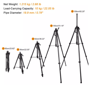 <span class=keywords><strong>Huepar</strong></span> TPD16 Trépied de niveau <span class=keywords><strong>laser</strong></span> 1.6M Trépied en aluminium à hauteur réglable avec bulle de poignée pour niveau auto-nivelant - Product Image 2