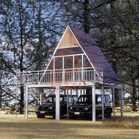 Cabines Triangulaires Modulaires Préfabriquées Personnalisées, Conteneur Mobile, Maison Préfabriquée, Appartement à Assemblage Rapide, Panneau Sandwich en Acier pour Extérieur