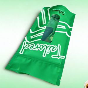 Bolsa de Fondo Plano Personalizada con Impresión, Reutilizable, Laminada, Impermeable, para Empaque de Café y Té con Ventana - Product Image 5