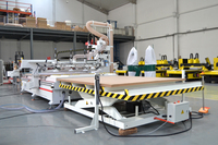 Router CNC A6 ATC con Mesa de Carga y Descarga Automática, 9kW ISO30 24000 RPM 75m/min, Carusel de 8 Herramientas Syntec, Bomba de Vacío de 7.5kW