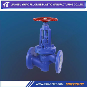 วาล์วลูกวาล์วแบบแมนนวลซับฟลูออรีนทั้งสี่ตัวการควบคุม FEP PFA PTFE PVDF สแตนเลสการเชื่อมต่อกับรอยเชื่อม - Product Image 3
