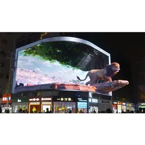 Shenzhen Led Export Naked Eye Large Video Wall Sign P3 P4 P5 P6 Waterproof Led Panel 3D Billboard Advertising Outdoor Led Screen