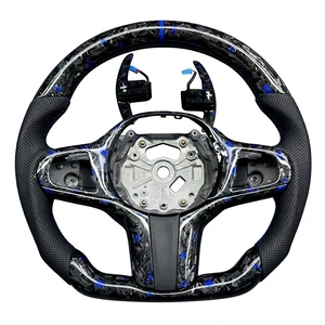 Volante in Fibra di Carbonio con Display LED e Pulsanti M1 M2 per BM/W G20 G30 G80 G82 2019-2024 <span class=keywords><strong>M</strong></span> Performance <span class=keywords><strong>Racing</strong></span> - Product Image 5