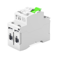 Disjoncteur différentiel (RCCB/RCD) 2P 30mA 100mA 300mA sur rail DIN pour fuite de courant continu pulsé Chayo