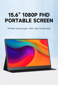 60 PC מסך מגע 1080p 4k מחשב נייד lcd משחקים צג 13.3 15.6 16 17.3 אינץ 'תכונות רמקול חדש - Product Image 3