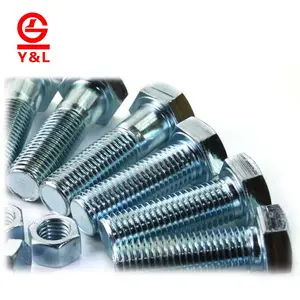 China supplier hexagon bolt nut and washer set packed in blister