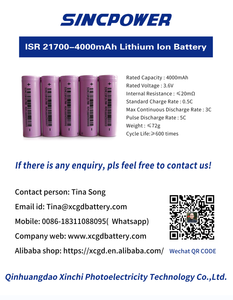 NMC ISR 21700 <span class=keywords><strong>3</strong></span>.7v 4000mAh购买锂离子电池电动滑板车 - Product Image 6