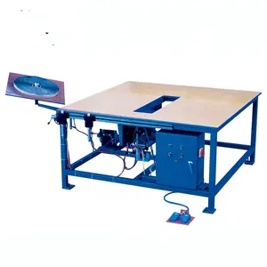 Máquina de fabricación de vidrio de doble acristalamiento, suministro directo de fábrica para montaje de tiras de goma, mesa/soporte de aplicación de cinta de cojín de aire