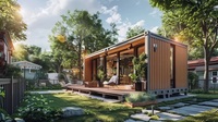 Maison-conteneur moderne de luxe, portable, atelier, maison, sous-sol, appartement, villa, personnalisable, installation facile