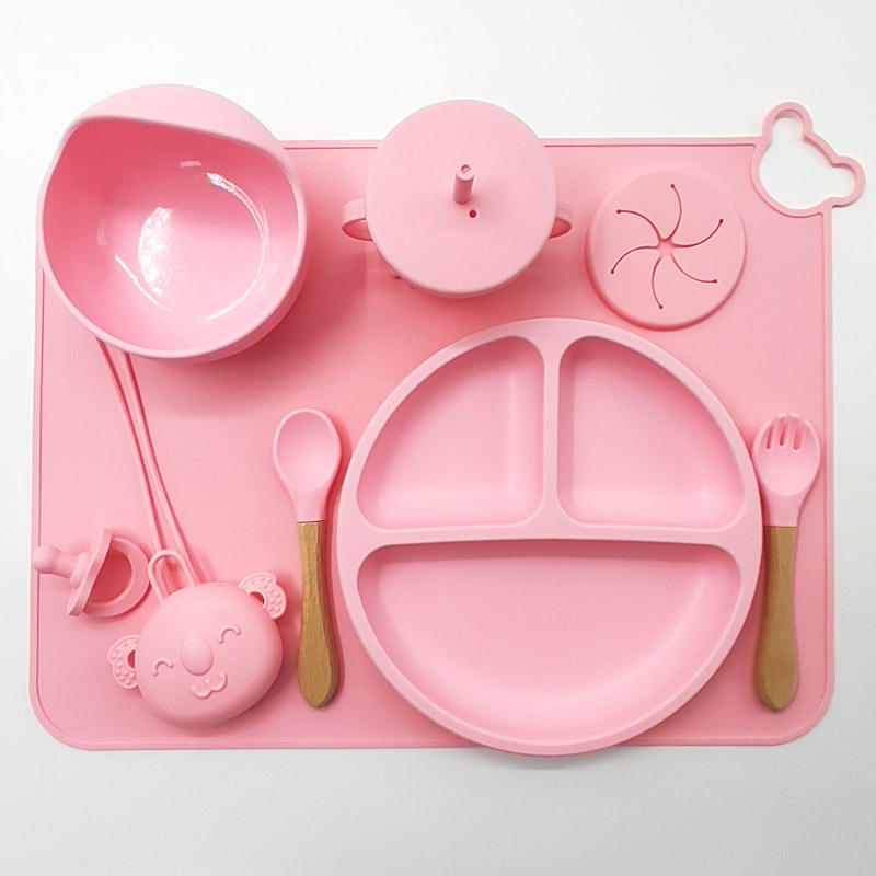 small plate set-Pink