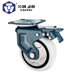 ODM OEM Fabrik preis PU Gummi Industrial Castor Truckle Swivel Typ Hochleistungs-Lenkräder - Product Image 2