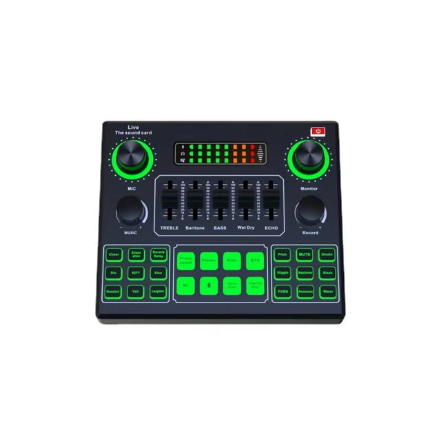 Multifunctional Live Sound Card External Audio Mixer Sound Card Professional V9sj Audio Sound Cards